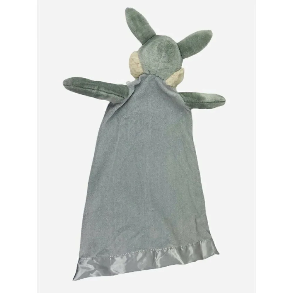RARE Disney Thumper Gray Satin Edge Lovey Baby Blanket Bambi Rabbit Nursery HTF
